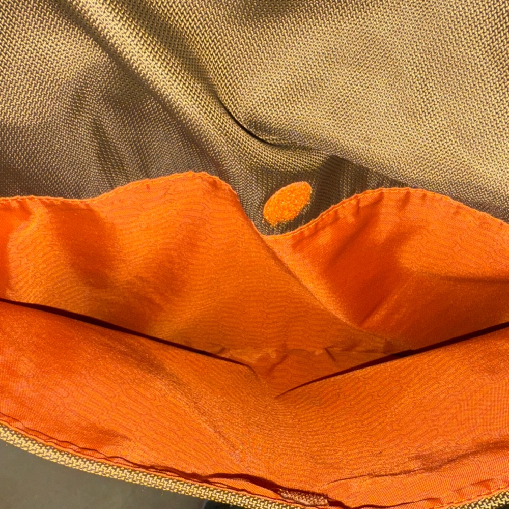 Tech by TUMI 5112B Expandable Brown Orange Laptop Messenger Shoulder Bag - Picture 7 of 11